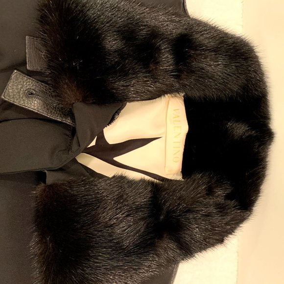 Valentino Black Fur Jacket - Picture 3 of 6